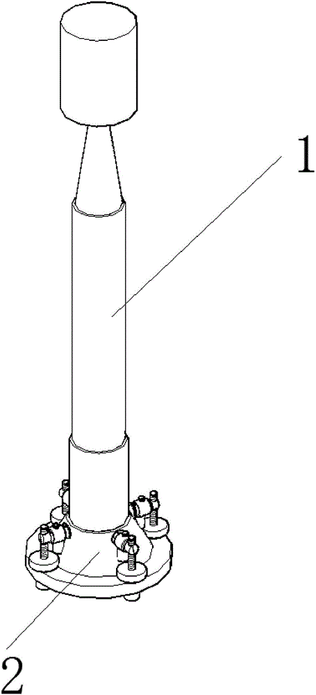 一种灯杆底部固定用的法兰的制作方法