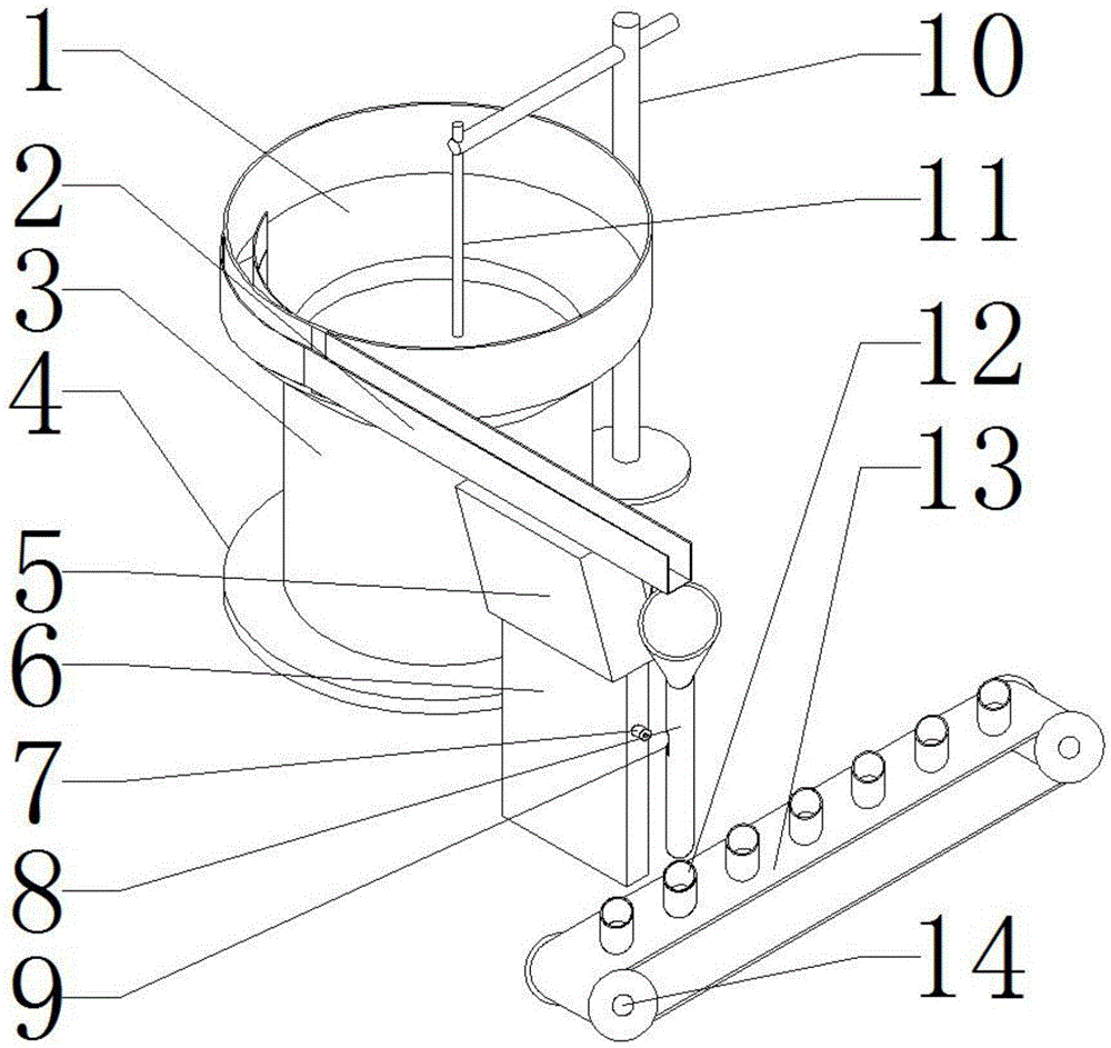 一种移动基站用铝合金基板弹簧螺套定位定数器的制作方法