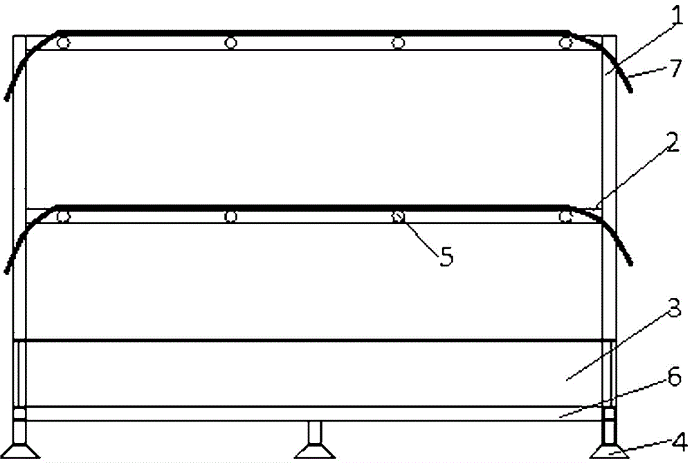 一种用于存放二次线束的置线架的制作方法