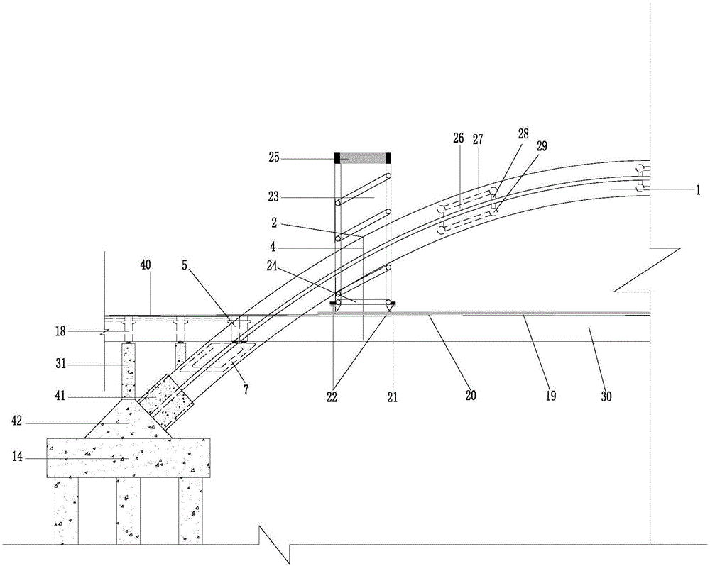钢管混凝土拱桥拱肋吊杆体系的制作方法