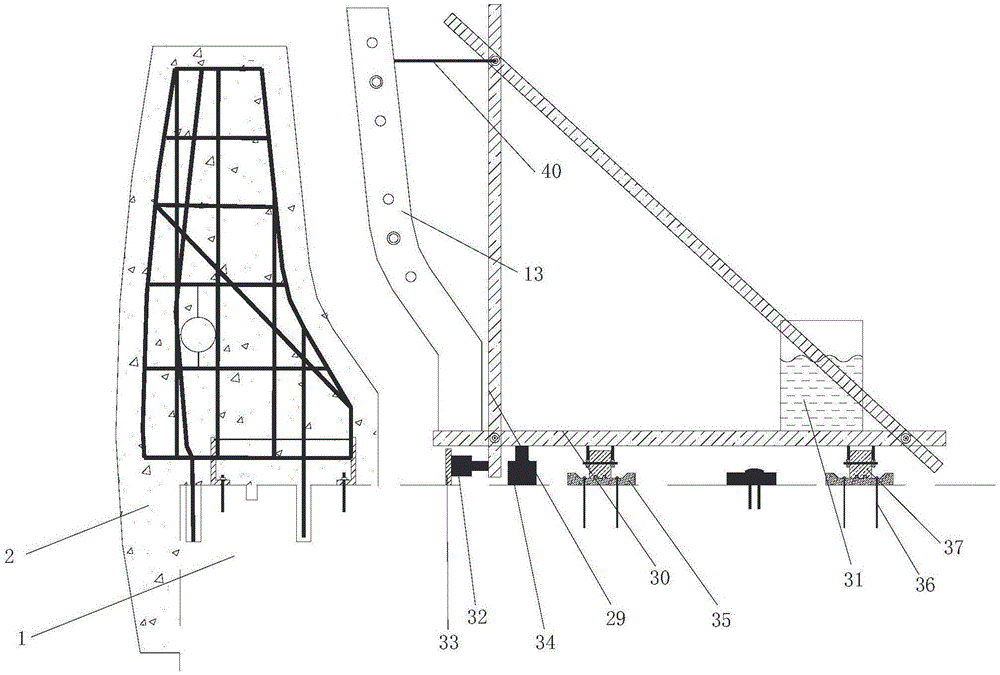 现浇混凝土墙式防撞护栏吊模滑移结构的制作方法