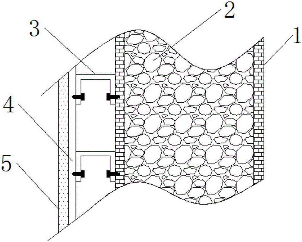 基于太阳能发电板的建筑物外墙的保温结构的制作方法