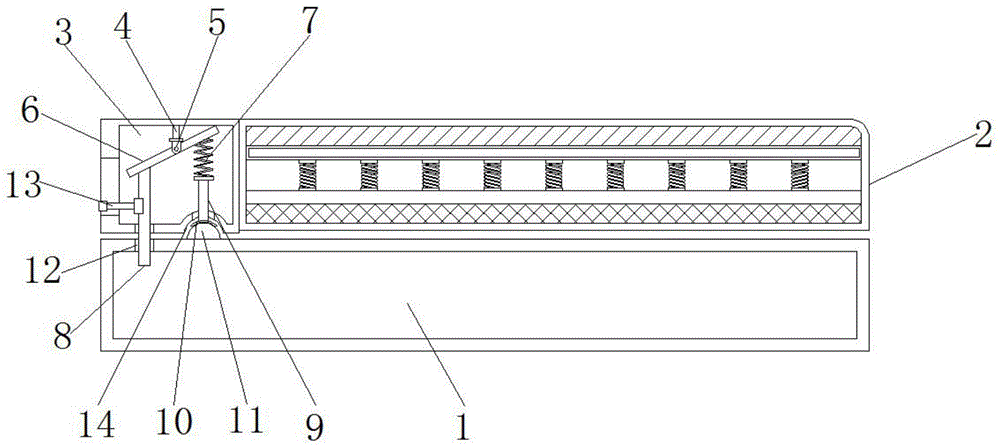 一种设有边角定位结构的弹性床垫的制作方法