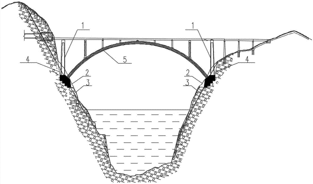 一种V形峡谷大跨铁路混凝土拱桥的制作方法