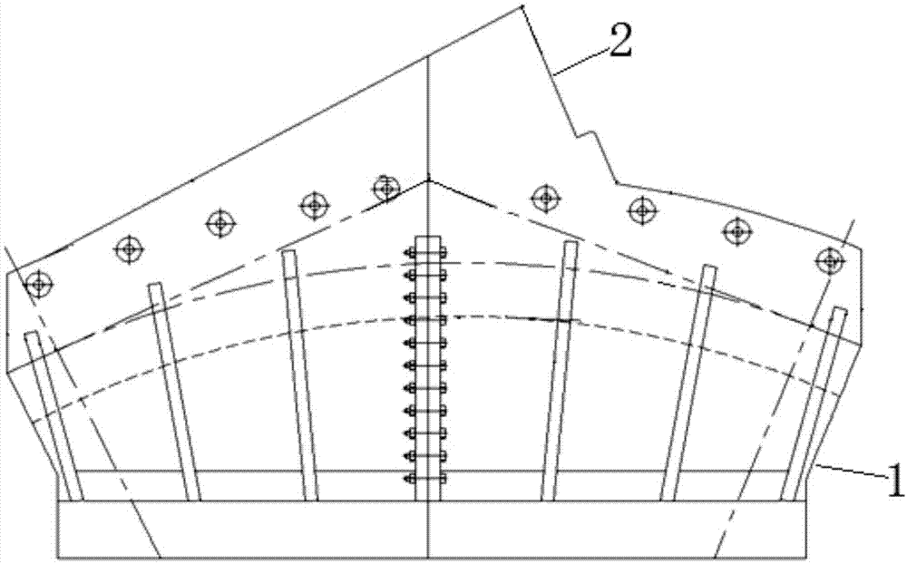 一种焊接式背索结构主索鞍的制作方法