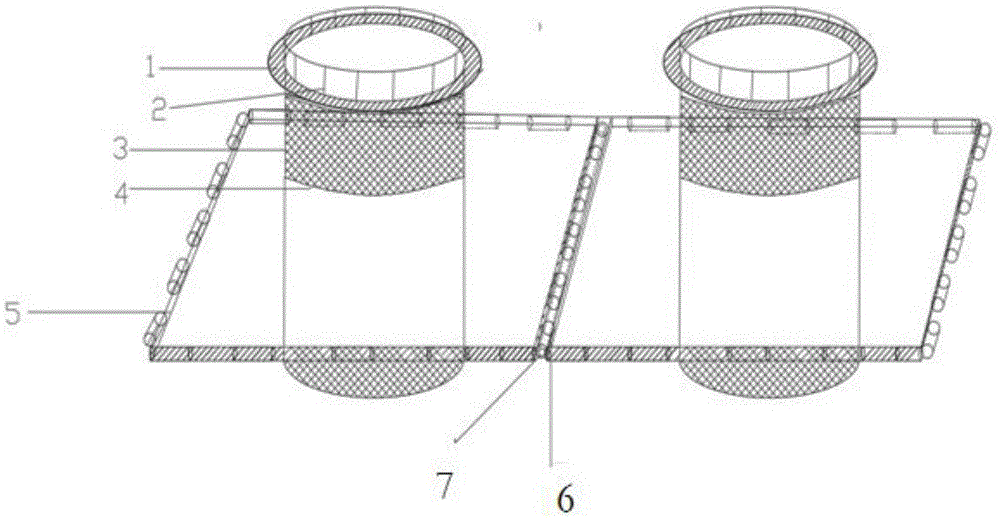 一种组合式抗风浪网箱的制作方法