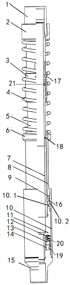 侧钻井用分层采油用液压开关装置的制作方法