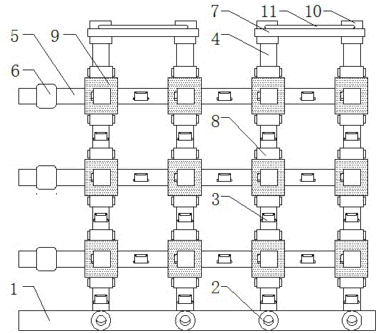 一种易于组装的便携式建筑脚手架的制作方法