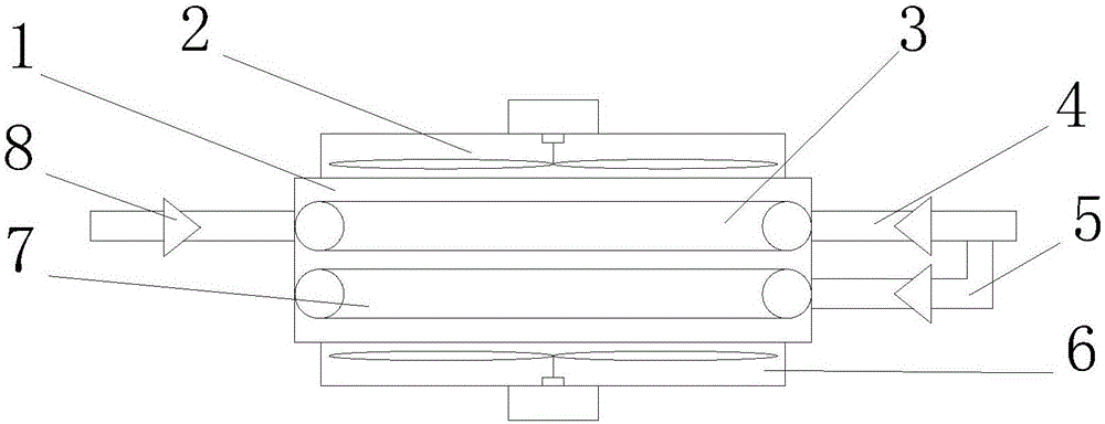 一种双效蒸发式空调换热器的制作方法