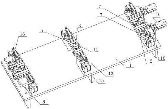 一种汽车天窗玻璃滑轨夹具的制作方法