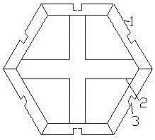 一种空心十字槽内六方扳手的制作方法