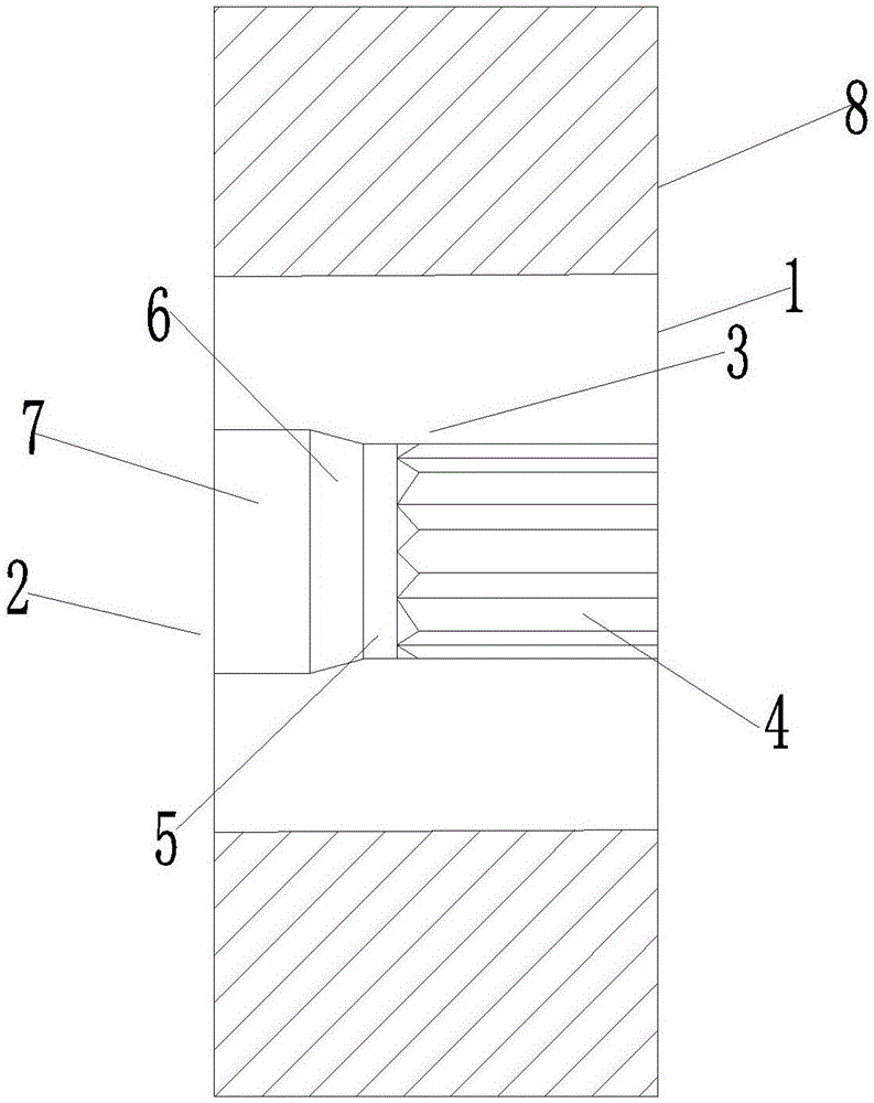 一种扭剪型高强螺栓缩齿模具的制作方法