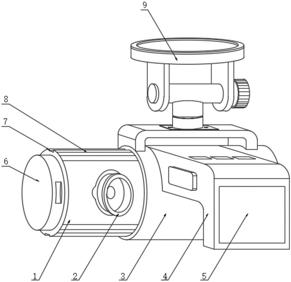 一种带有减震功能角度可调节的汽车摄像头的制作方法