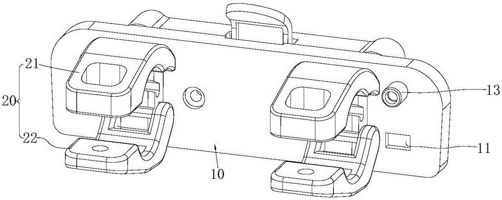 安装在车把杆上的载物筐连接装置的制作方法