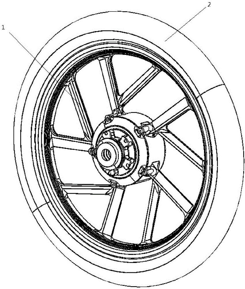 一种电动自行车后轮的制作方法