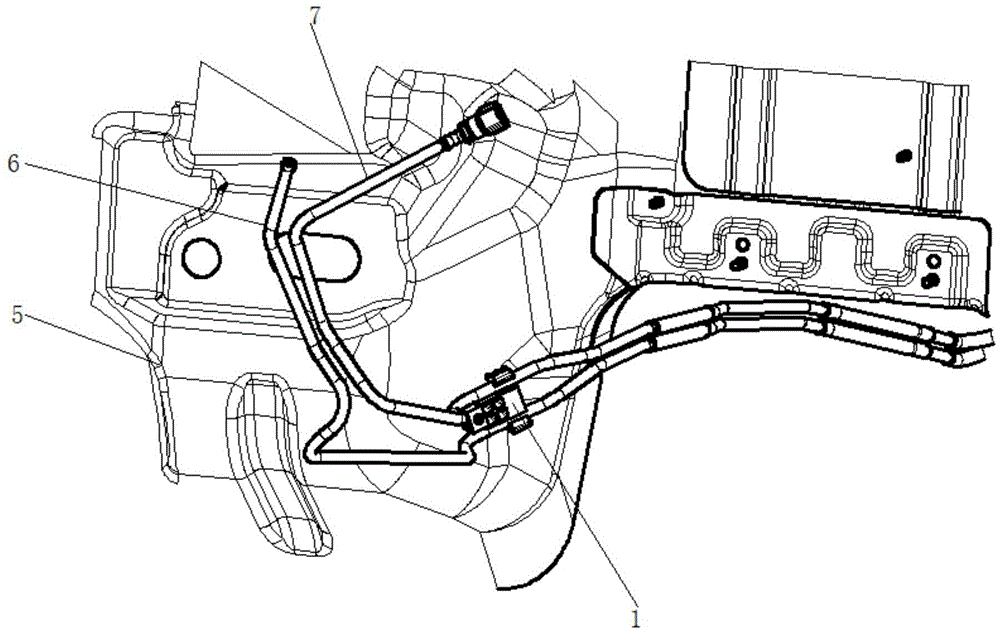 一种汽车管路固定管夹的制作方法