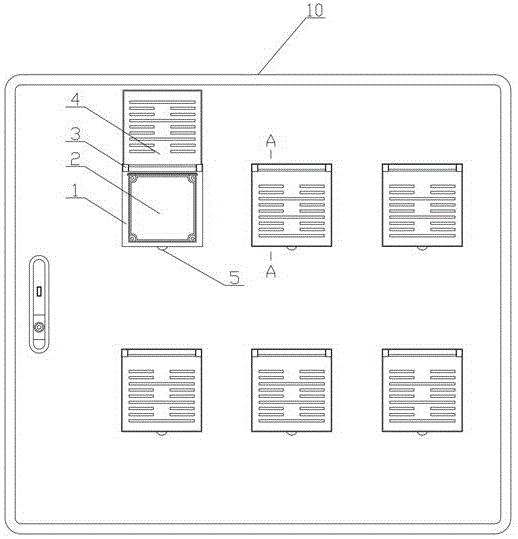 电表箱盖体结构的制作方法