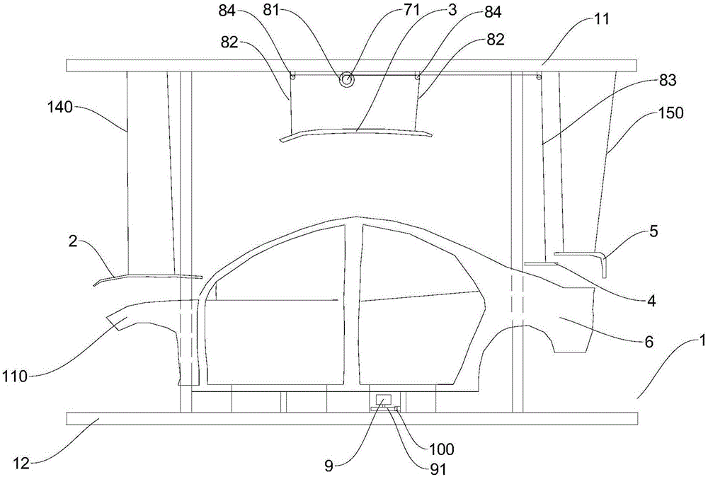 白车身分体展示教具的制作方法