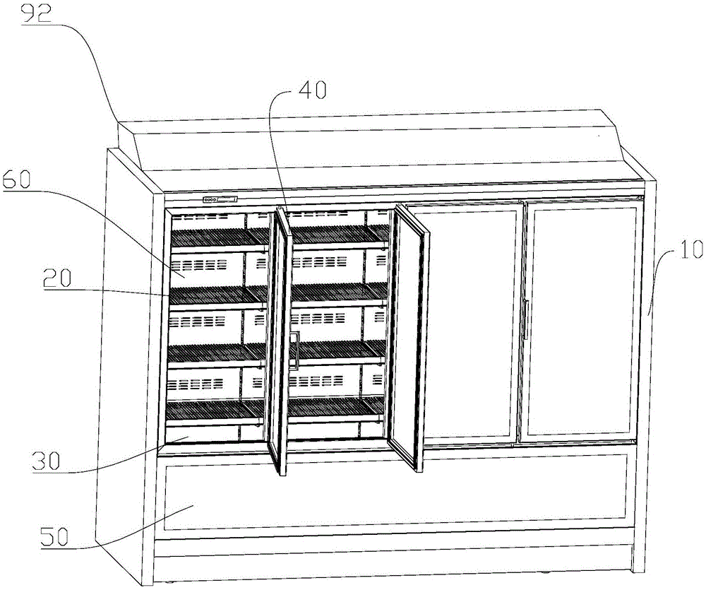 一种冷冻立柜的制作方法