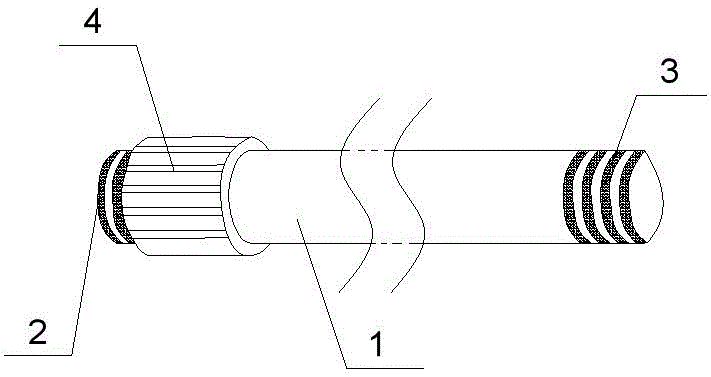 一种螺纹式PVC管的制作方法