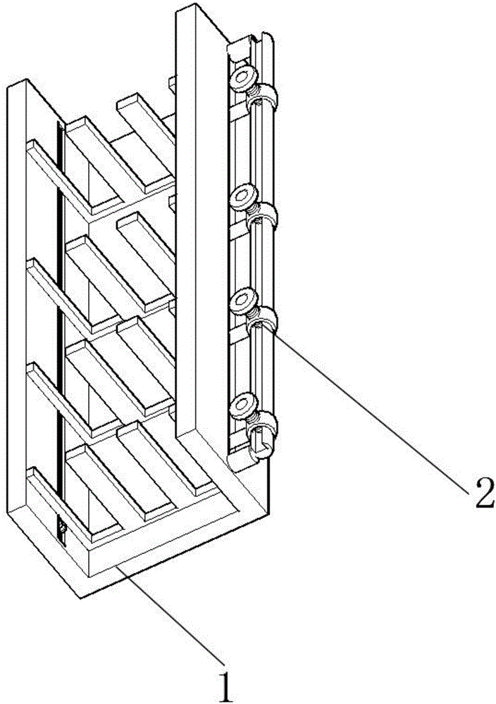一种带有隔离槽的电缆桥架的制作方法