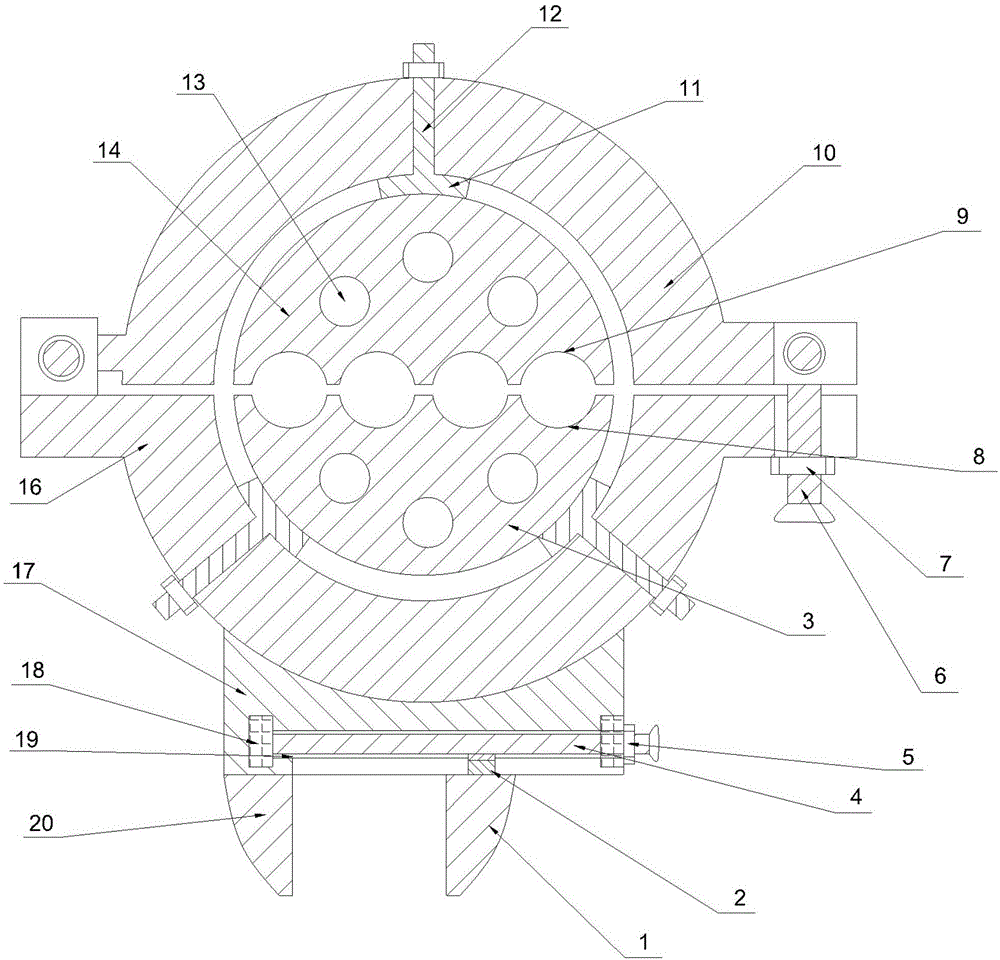 一种建筑施工架上的管线固定装置的制作方法