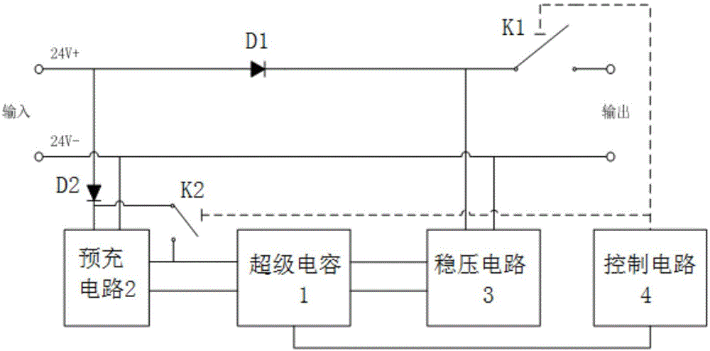 一种超级电容延时电源的制作方法