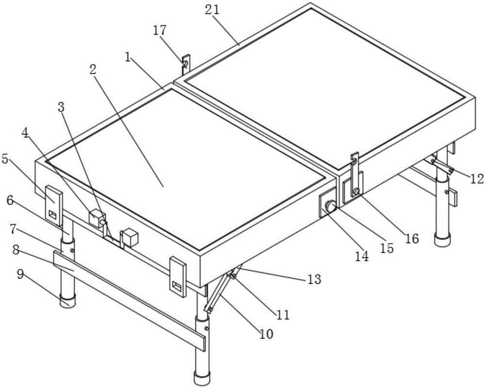 一种折叠式框架型柳编家具的制作方法