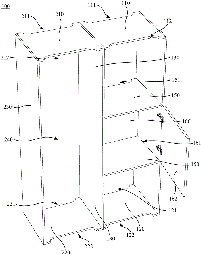 橱柜及其用于内嵌电器的柜体结构的制作方法