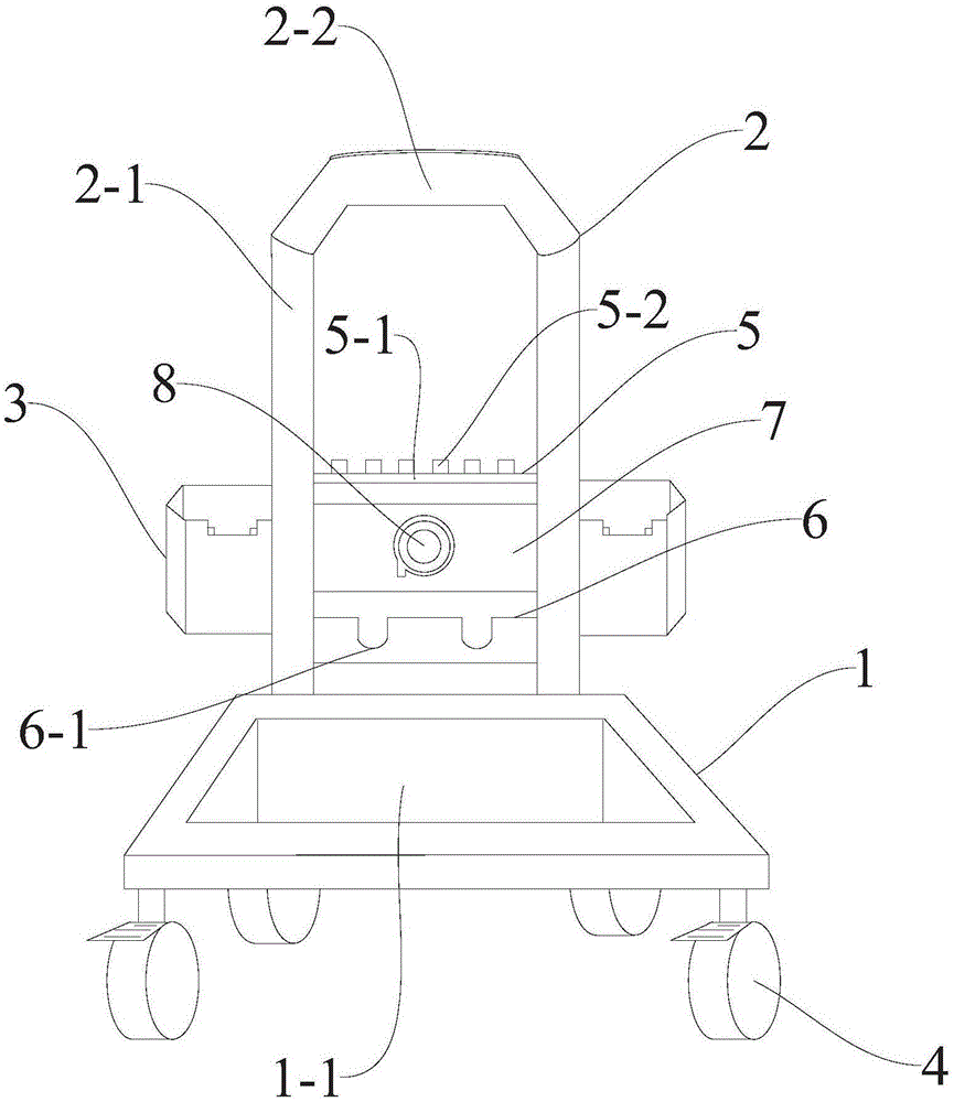 深静脉防血栓泵用推车的制作方法