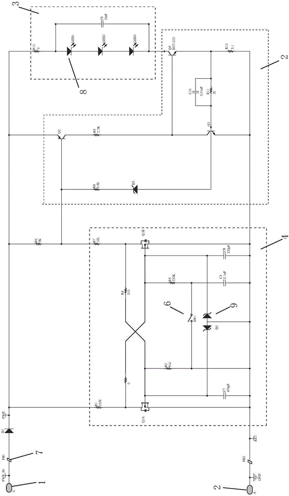 一种双稳态汽车照明控制电路的制作方法