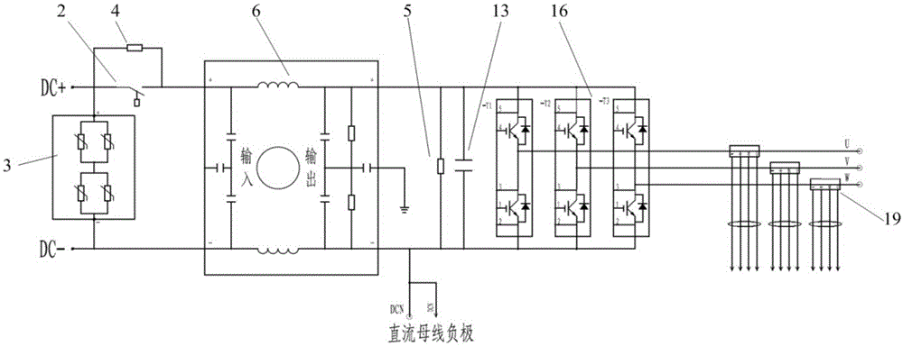 一种船用水冷电源变换装置的制作方法