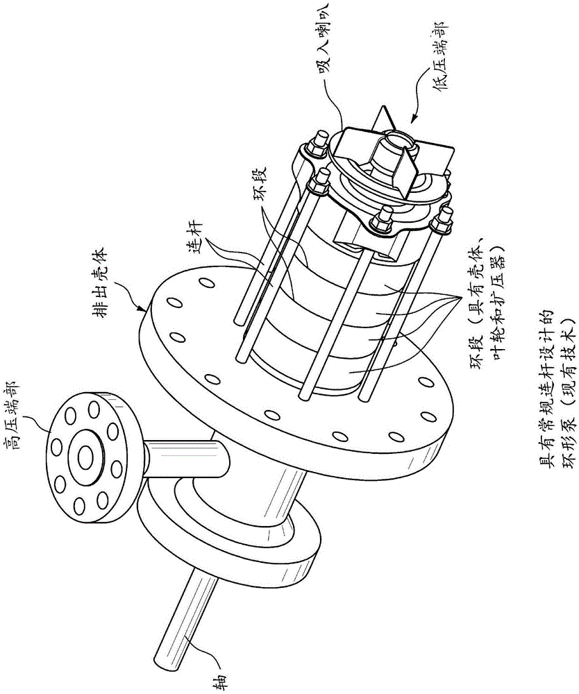 具有中间连杆组合的环形泵的制作方法