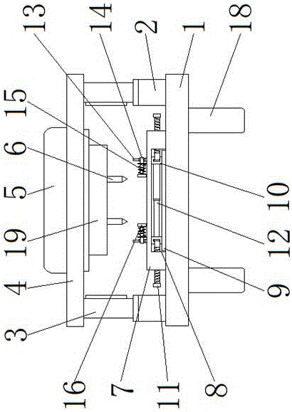 一种五金加工用多孔冲压模具的制作方法