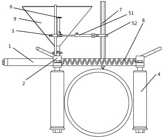 一种基于锥形盘控制的圆管标距打点机的制作方法