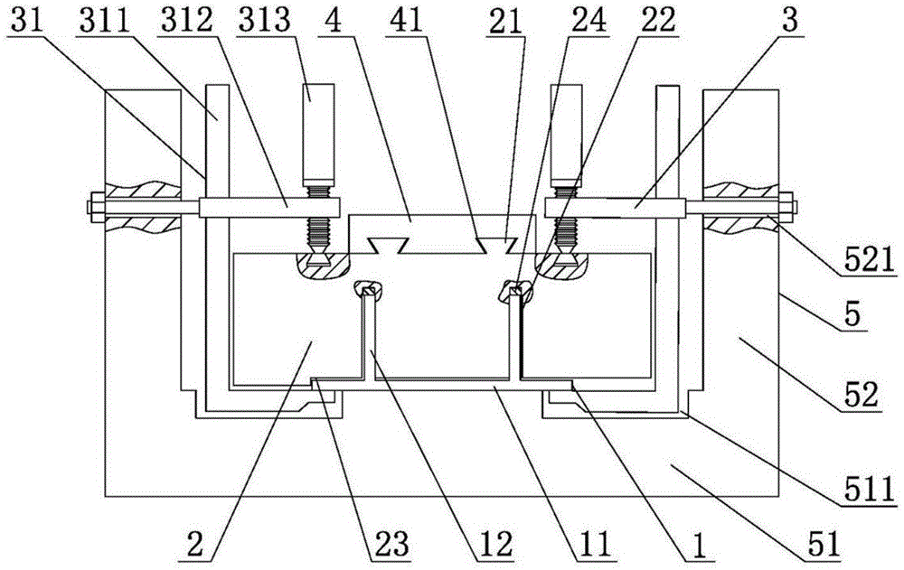 一种单轨道岔π形焊件组焊夹具的制作方法