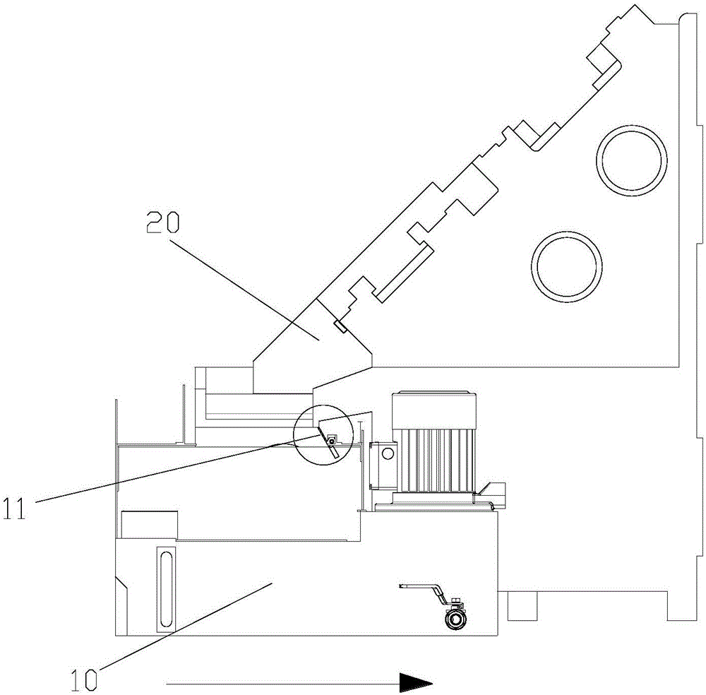 冷却水箱及具有其的机床的制作方法