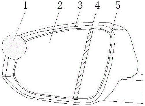一种汽车反光镜的自动刮水装置的制作方法