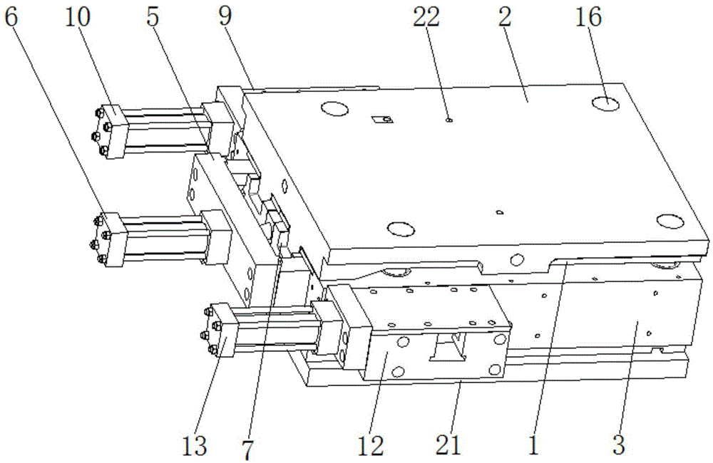 一种脲醛盖板的双色压缩模具二次成型结构的制作方法