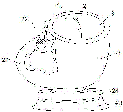 一种陶瓷工艺品式笔筒的制作方法