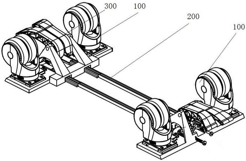 一种转盘直插式航空餐车用刹车结构的制作方法