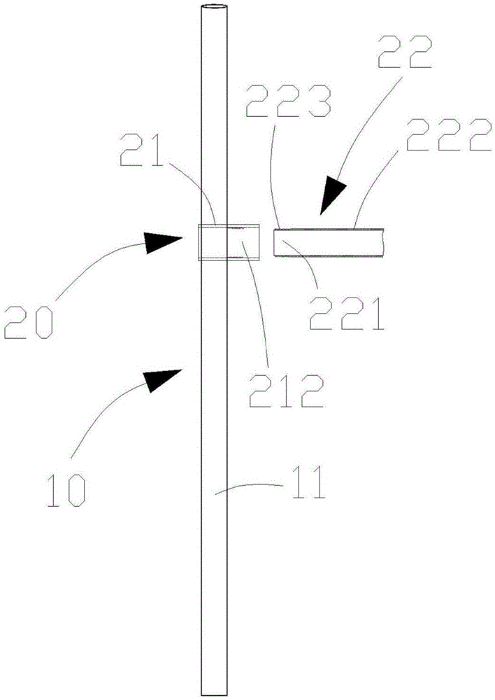 一种螺纹连接的公交扶手结构的制作方法