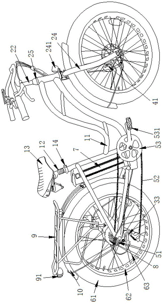 一种肥胎款女士电动自行车的制作方法