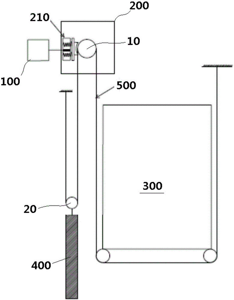 电梯复合钢带防跳装置的制作方法
