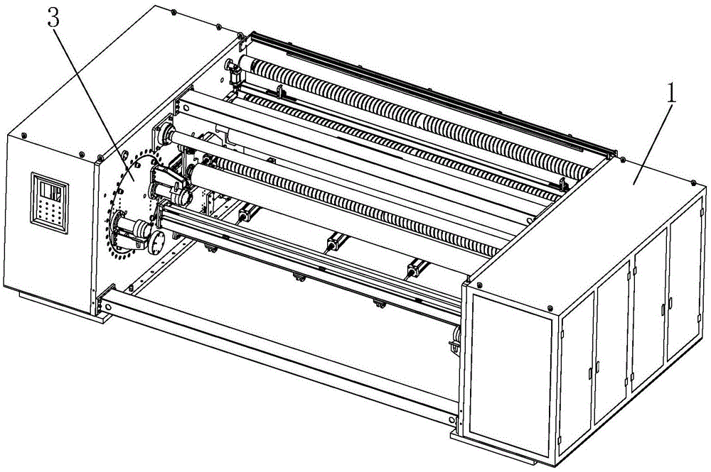 一种流延膜生产线的收卷装置的转盘驱动机构的制作方法