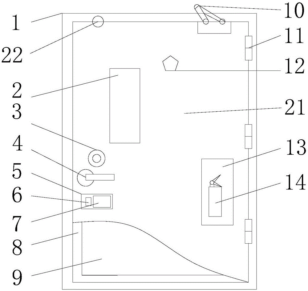 一种耐火防盗门的制作方法