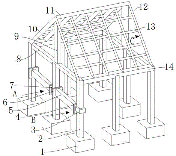 一种轻钢结构住宅框架的制作方法