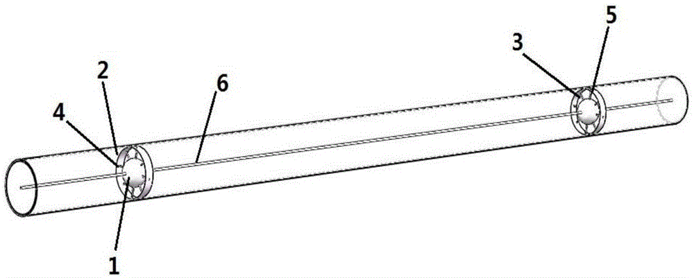 一种钢管内置空间链球式碰撞阻尼器的制作方法