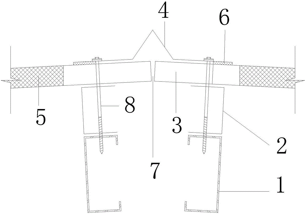 一种金属板屋面采光屋脊节点结构的制作方法