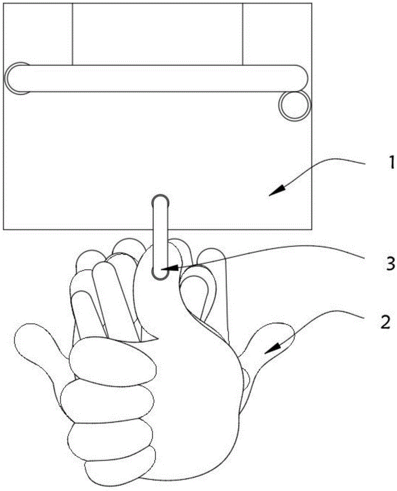 手掌型护理用具的制作方法